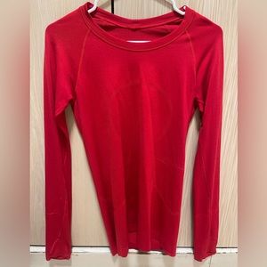 Red lululemon swifty tech